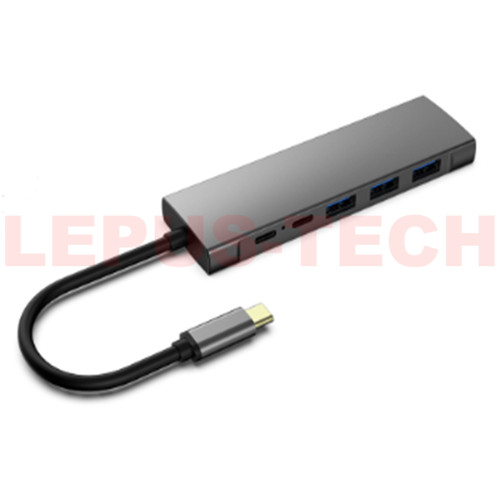 Type-C TO PD+C/F+USB3.0*3+HDMI+SD/TF+AUDIO N0810
