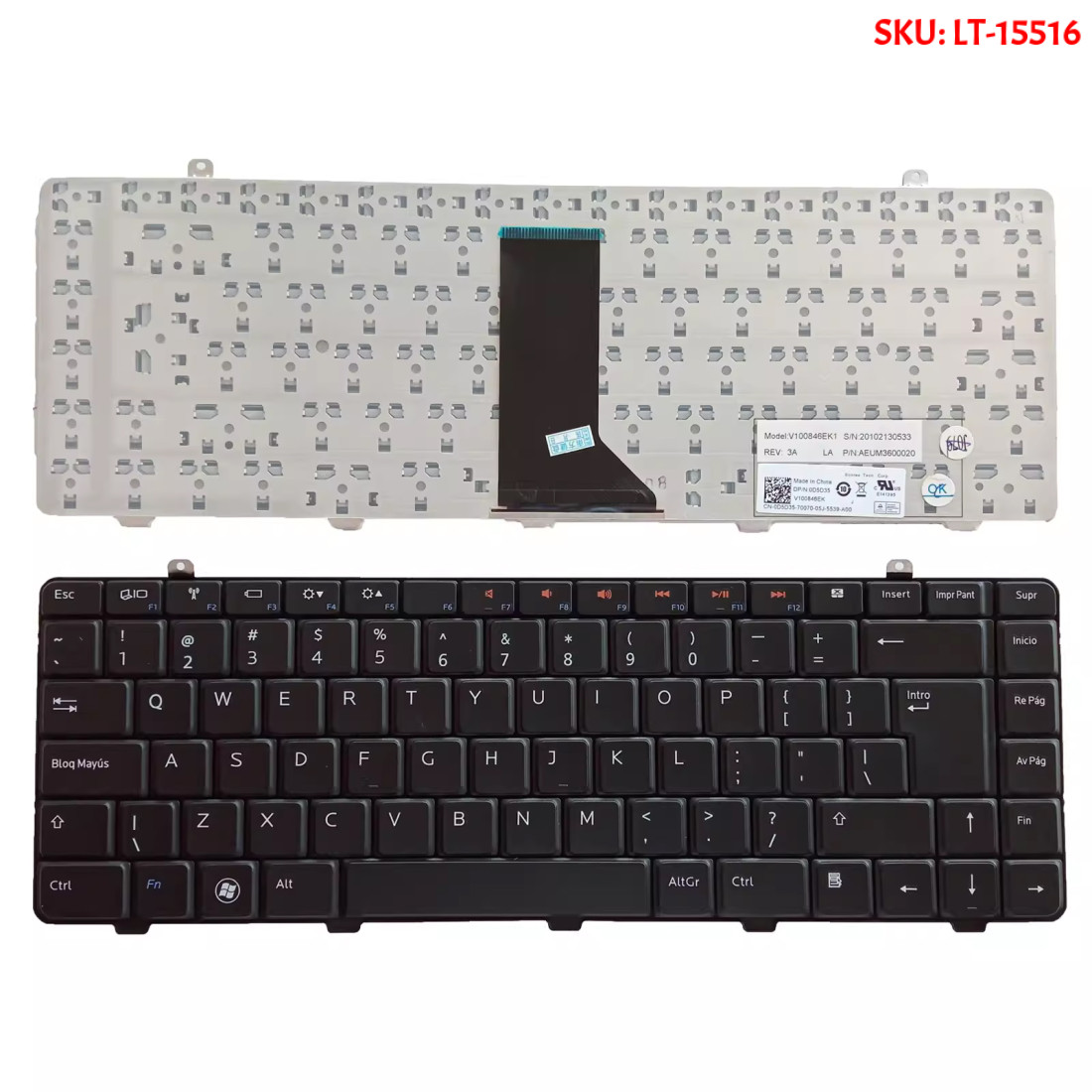 DELL Inspiron 1464 1464D 1464R P09G UI keyboard | lepustech.com