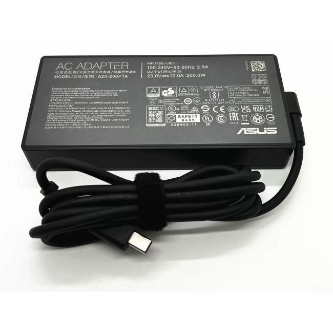 ASUS 200W AC power adapter 20V 10A Rectangle Conn - main product image