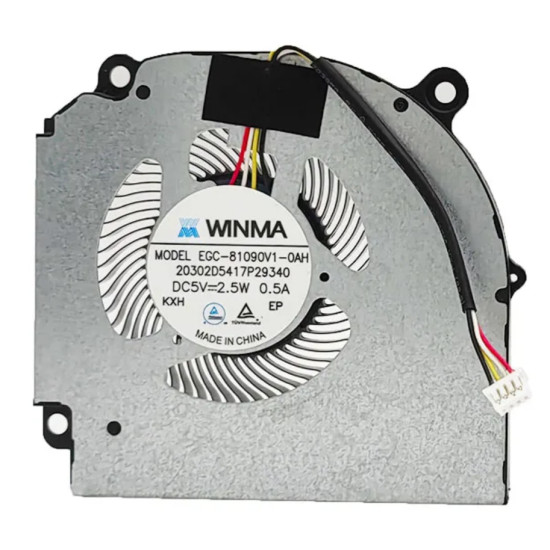 Clevo PD70S PD50S CPU Fan original 5V EGC-81090V1-0AH  - main product image