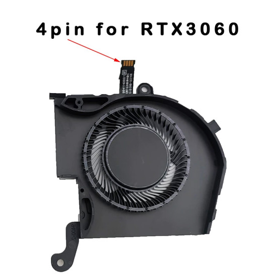 Dell Alienware X14 R1 GPU Fan original 4pin RTX3060 - main product image