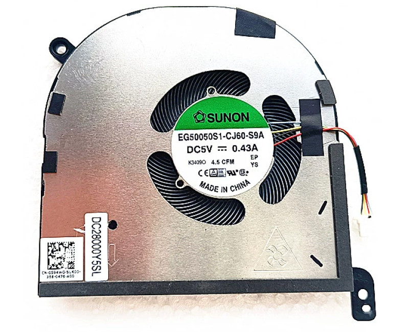 DELL XPS 15 9520 Precision 5570 CPU Fan original