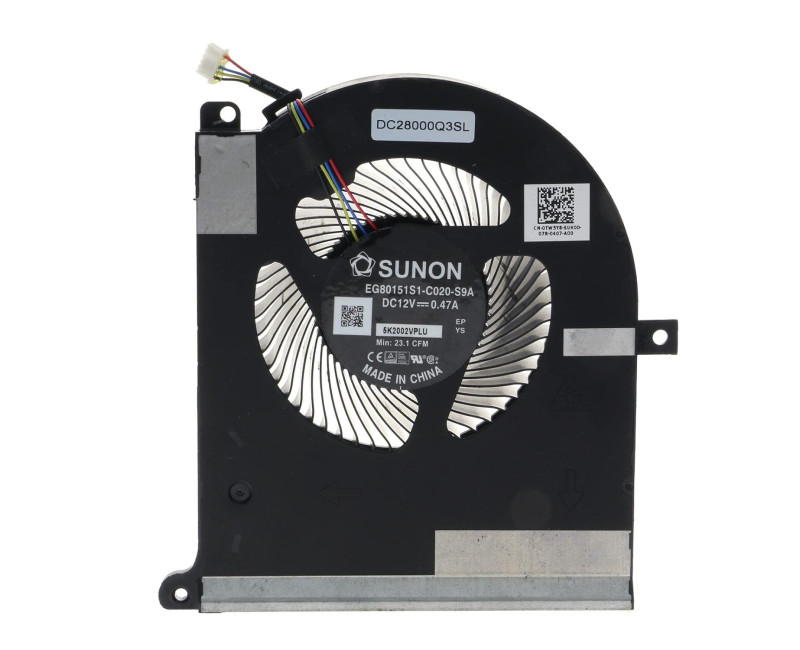 Dell Alienware Area-51m R2 RTX 2080 Fan original TW5Y8 DC28000Q3SL EG80151S1-C020-S9A