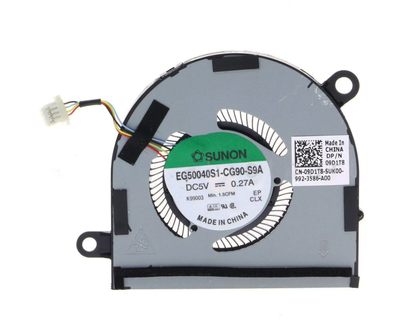 Dell Latitude 7400 9410 2-in-1 09D1T8 9D1T8 DC28000M3SL CPU Fan original