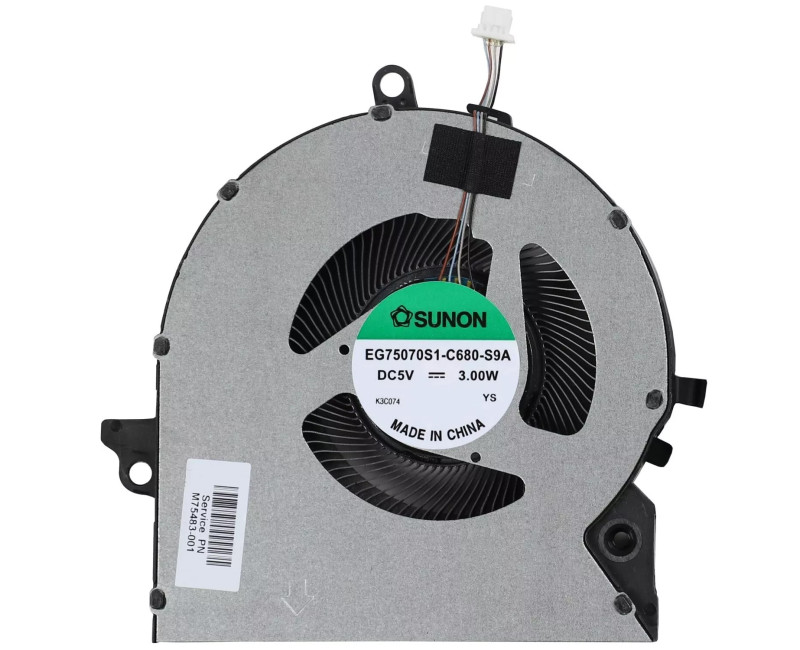 HP OMEN 16-B 16-C TPN-Q265 TPN-Q267 CPU Fan original 5V - additional view 