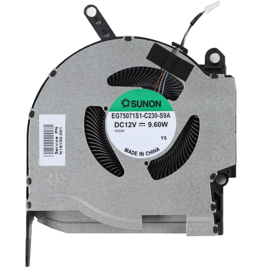 HP OMEN 16-K 16-N Pro TPN-Q280 TPN-Q281 RTX3060 RTX3070 12V GPU Fan original - main product image