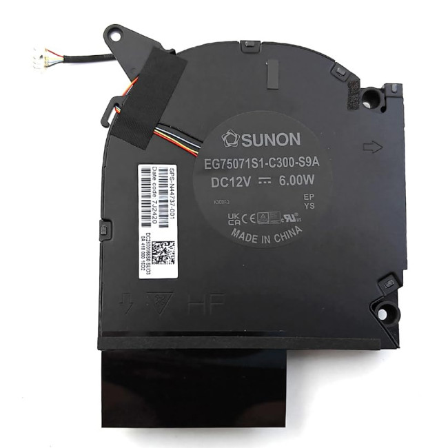 HP OMEN 16-U 16-WF 16-WD 16-XF CPU Fan original 80W - main product image