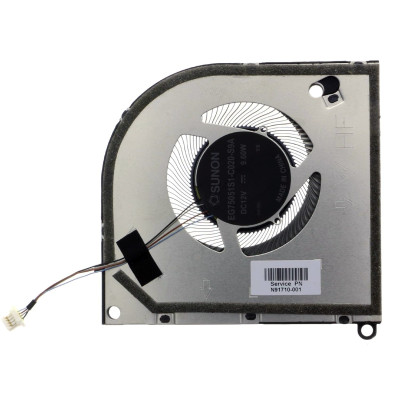 HP OMEN Transcend 14‑FB TPN‑Q297 Fan original 12V N91710‑001