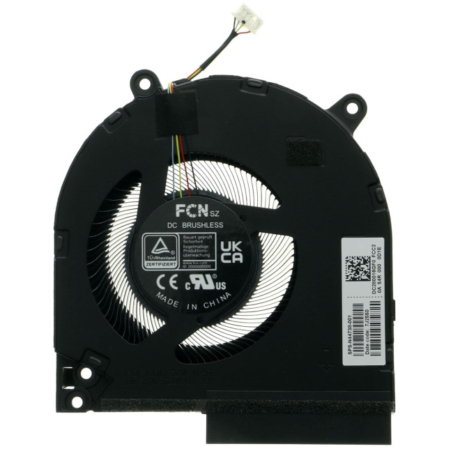 HP VICTUS 16-R TPN-C169 N44738-001 CPU Fan original 12V 80W - main product image