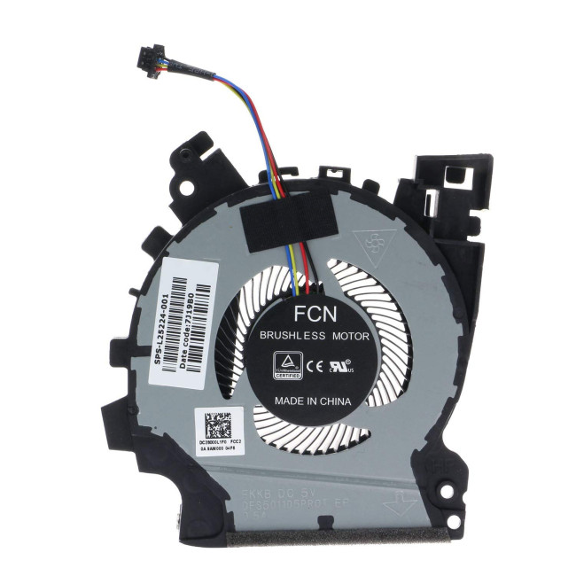 HP ZBook 15v G5 Mobile Workstation CPU FAN original L25224-001 - main product image