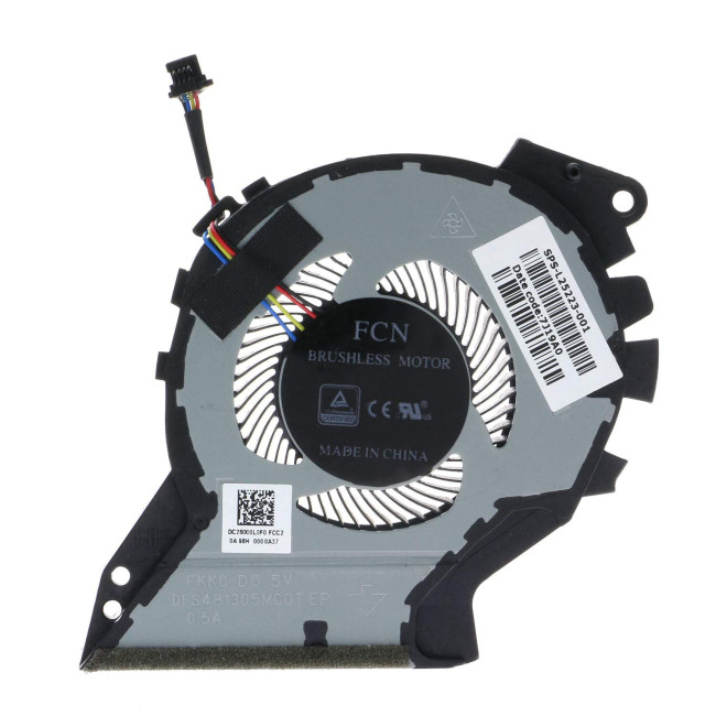 HP ZBook 15v G5 Mobile Workstation GPU FAN original L25223-001 - main product image