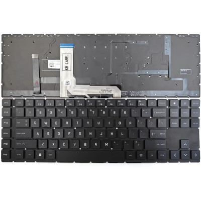 HP omen 17-CK, 17-CM, TPN-Q266, RGB backlit US keyboard