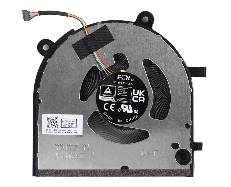 LENOVO IdeaPad Pro 5 16IRH8 16APH8 16ARP8 CPU Fan original 12V - additional view 