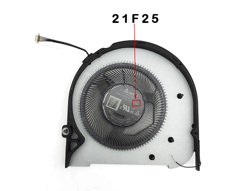 Lenovo Thinkpad P14s Gen 3 CPU fan original DELTA - additional view 