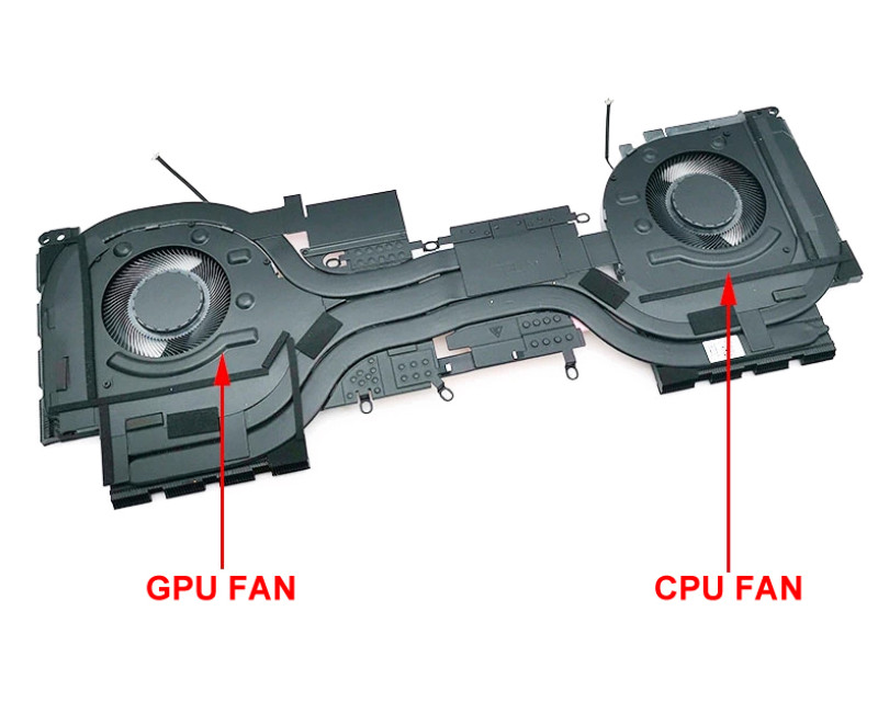 Lenovo Y9000X IRH8 82Y3 2023 5H40S20943 CPU GPU Fan heatsink original