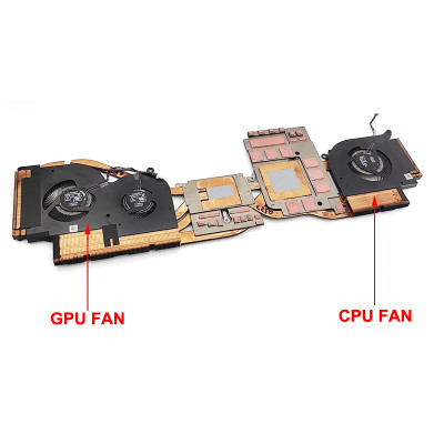 MSI MS-16V4 MS-16V5 CPU GPU Fan heatsink original