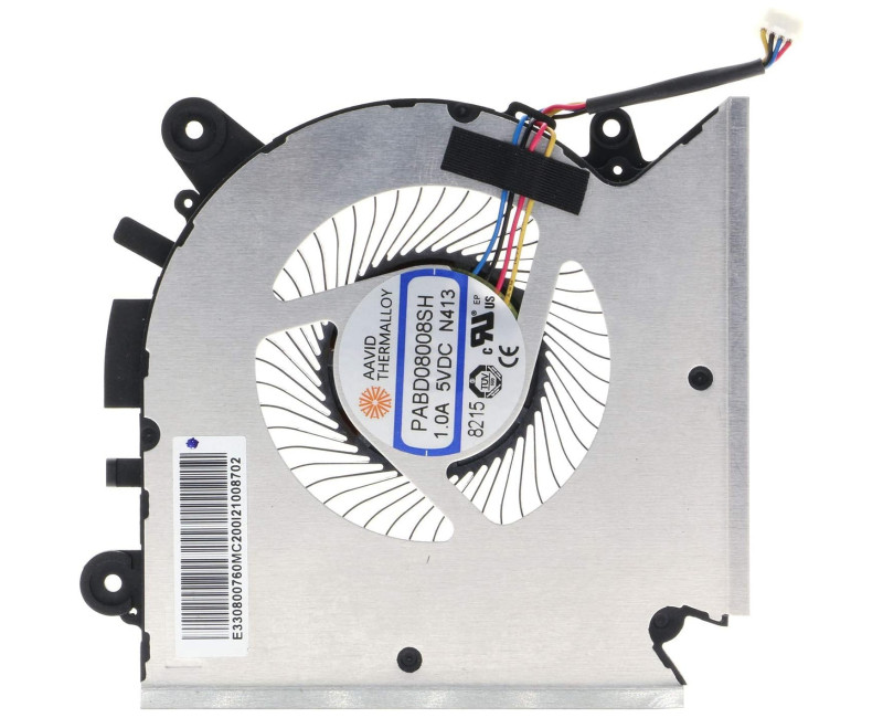 MSI GF63 GF65 MS-16R1 MS-16R3 MS-16R5 WF65 PABD08008SH-N413 CPU Fan original - additional view 