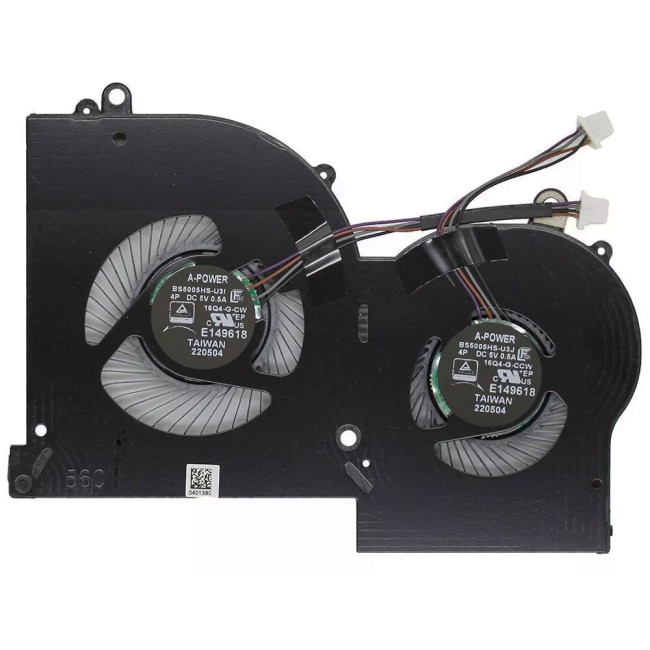 MSI GS65 GS65VR P65 MS-16Q4 MS-16Q5 GPU Fan original BS5005HS-U3I BS5005HS-U3J - main product image