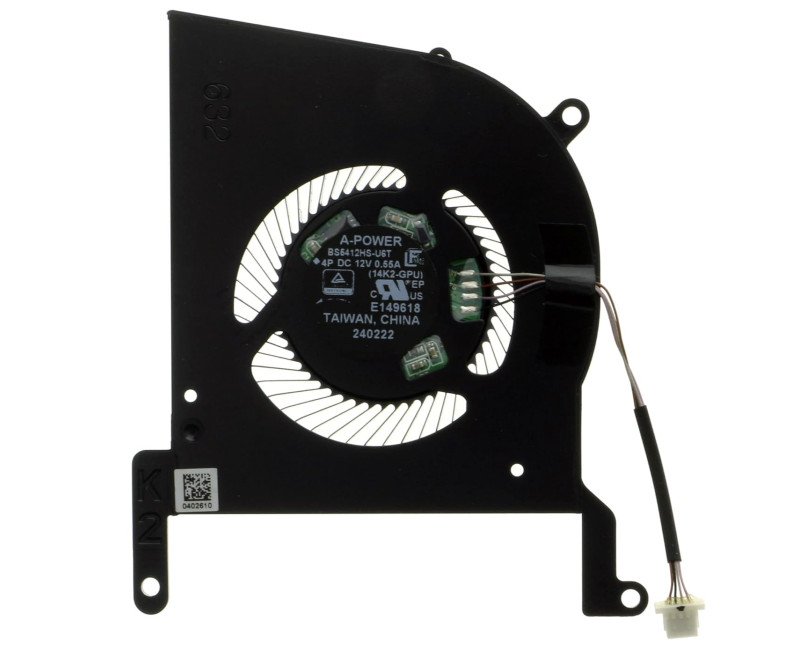 MSI Stealth 14 AI Studio A1V A13UDX A13VE A13VF A13VG MS-14K2 GPU Fan original - additional view 
