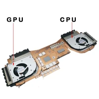 MSI Stealth 18 AI Studio A1V MS 1832 2024 Fan heatsink original - additional view 1
