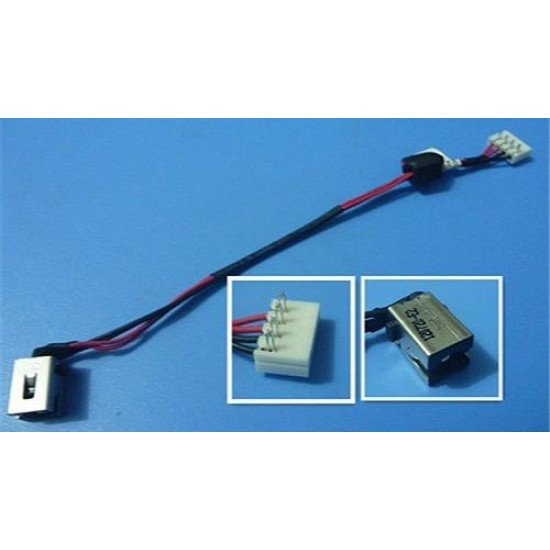 DC JACK DW449 TOSHIBA L675D-S7103 L675-S7020 L675D-S7052 - main product image