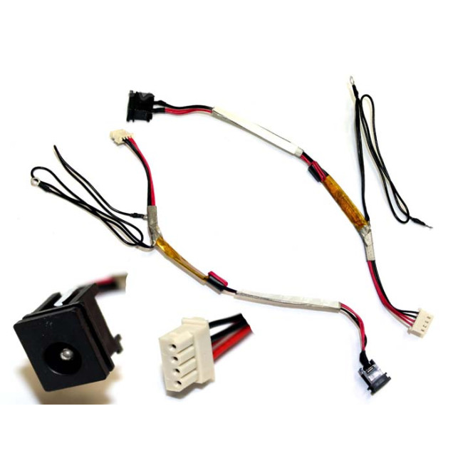 DC JACK WIRE DW12 TOSHIBA SATELLITE A300-1BZ A300-1AY A300-1RY - main product image