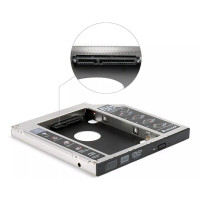 Caddy 9.5mm 12.7mm macbook for DVD-ROM CD Hard Drive Frame for SATA III HDD SSD Hard Drive Magnesium aluminum alloy - additional view 5