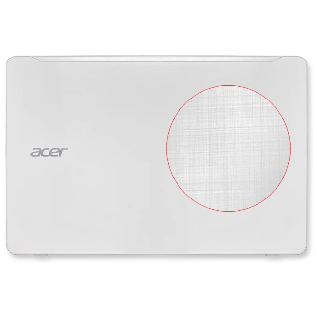 Acer Aspire F5-573G F5-573 N16Q2 LCD Rear Top Lid Back Cover A Case white plastic - main product image