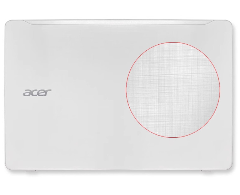 Acer Aspire F5-573G F5-573 N16Q2 Lcd back cover A Case white plastic - additional view 