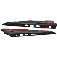 DELL G3 3590 Bottom case D cover black with red foot pad no Thunderbolt - additional view 2
