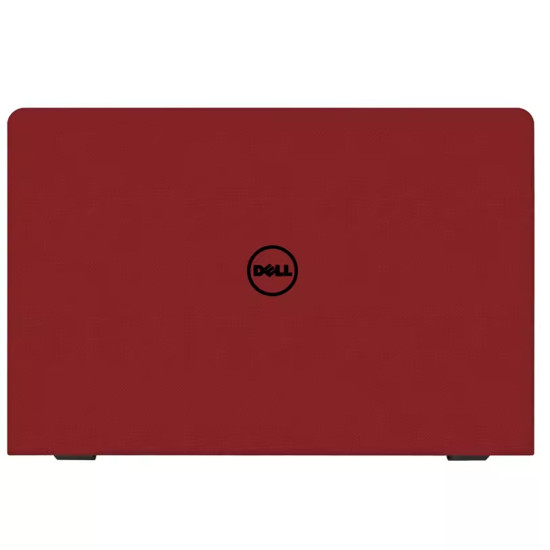 Dell Inspiron 5755 5758 5759 07FJ0C LCD Rear Top Lid Back Cover A case red pockmarked surface - main product image