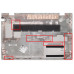 HP 15-CS 15-CW TPN-Q208 TPN-Q210 bottom case D cover little gold integrated graphics - additional view 1