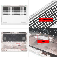 HP OMEN MAX 2025 TPN-I143 16-AH bottom case D cover white version C