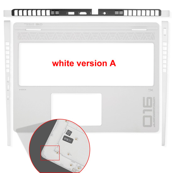 HP OMEN MAX 2025 TPN-I143 16-AH palmrest C cover white version A - main product image