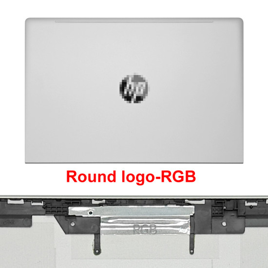 HP ProBook 440 445 G10 LCD Rear Top Lid Back Cover A case round logo RGB - main product image