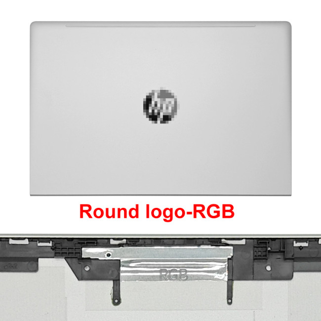 HP ProBook 440 445 G10 LCD Rear Top Lid Back Cover A case round logo RGB - main product image