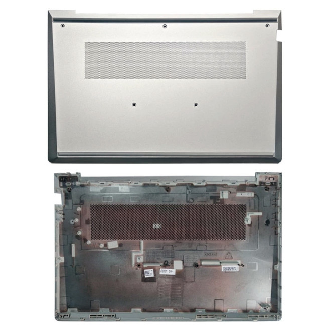 HP Probook 440 G8 G9 zhan66 Pro 14 G4 G5 bottom case D cover silver plastic with footpad - main product image