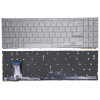 Asus K3605, K3605ZV, K3605VC, K3504, M3504, S3504, E1504, M3605, backlit US keyboard silver