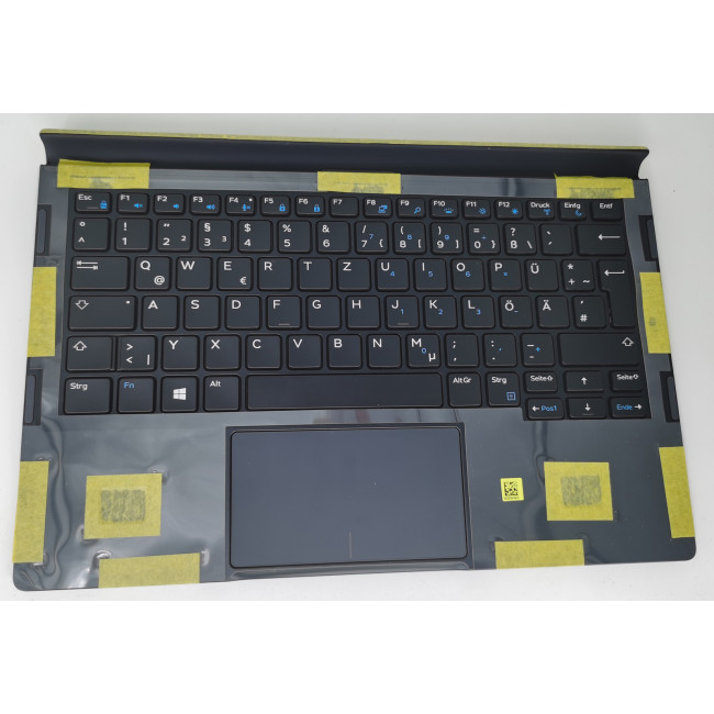 Dell Latitude 7275, XPS 9250, K18A, Backlit Dock Keyboard German DE keyboard palmrest, 0H4D56 - main product image