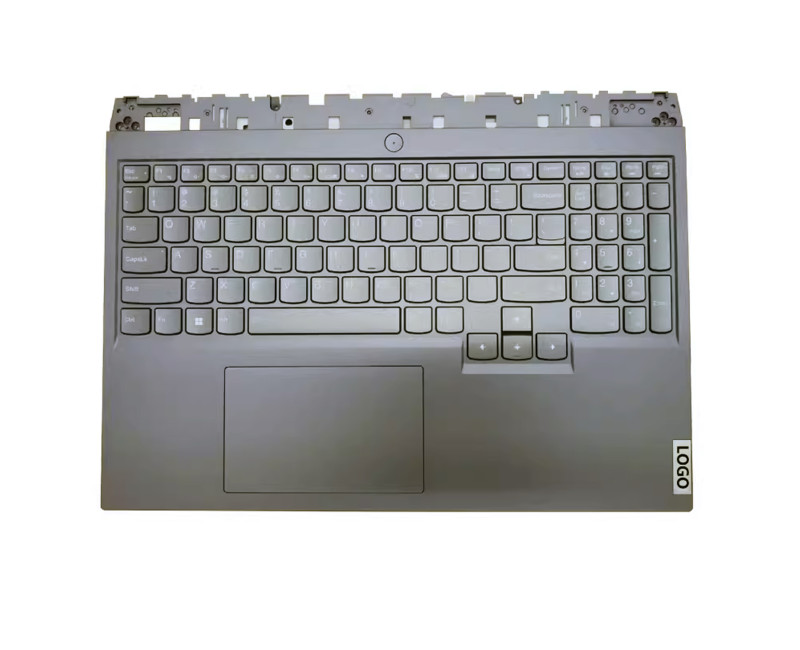 Lenovo R9000P Y9000P IAH7R 2022 5 pro16 palmrest topcase cover C case gray backlit US keyboard - additional view 