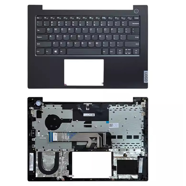 Lenovo ThinkBook 14 IIL IML 6-14IWL palmrest topcase cover C case US keyboard black - main product image