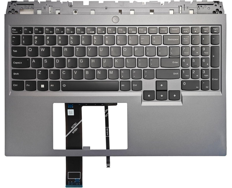 Lenovo Legion 5 Pro 16IAH7H 16ARH7H backlit US keyboard palmrest