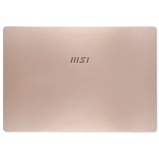 MSI Modern 14 MS-14D1 MS-14D2 M14 LCD Rear Top Lid Back Cover gold msi logo - main product image