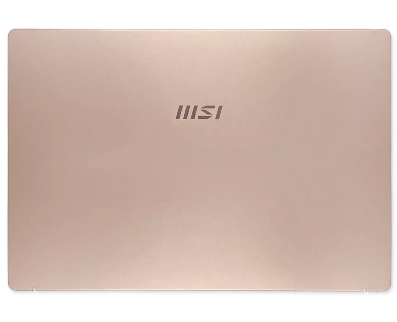 MSI Modern 14 MS-14D1 MS-14D2 M14 LCD Rear Top Lid Back Cover gold msi logo - additional view 