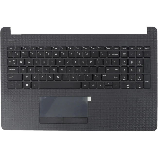 HP 15-BS 15-BW 15T-BR 15T-BS 15Z-BW 15G-BR 15G-BX US keyboard palmrest black - main product image