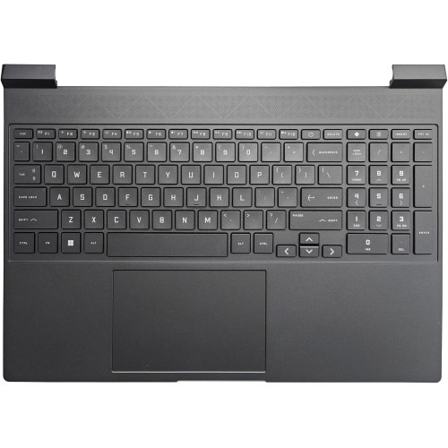 HP Victus 15-FA 15-FB Backlit US keyboard palmrest gray