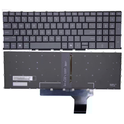 HP OmniBook 7 16-ay 16-az 16t-ay 16t-az backlit US keyboard gray