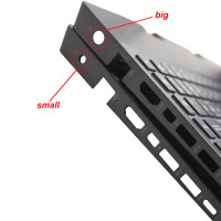 HP 17-CB, TPN-C144, L61636-001, red backlit US keyboard with palmrest - big - additional view 1