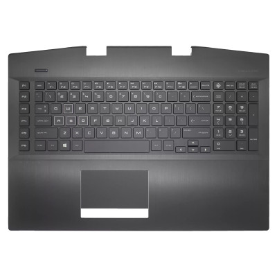 HP 17-CB, TPN-C144, L61636-001, RGB backlit US keyboard with palmrest - big
