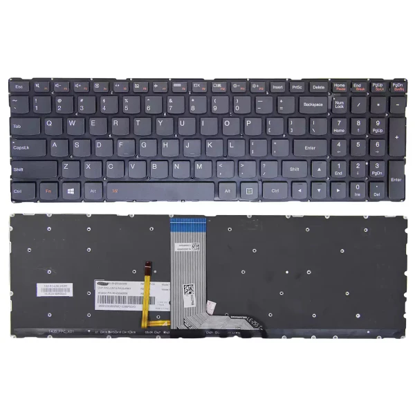 Lenovo IdeaPad yoga 500-15ISK 500-15IBD 500-15IHW backlit US keyboard - main product image